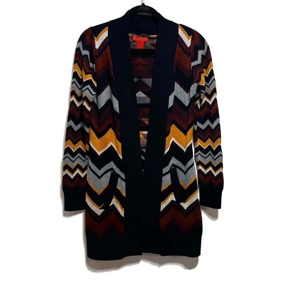 Missoni for Target Multicolor Chevron Knit Cardigan Sweater Size XS - Picture 4 of 7